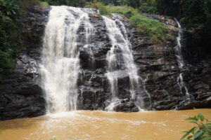 কুর্গ - Image of Abbey Falls which is the largest waterfall at Coorg, Karnataka