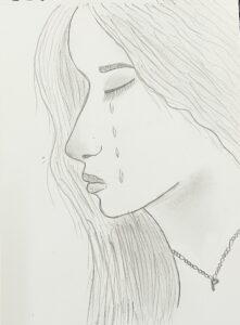 সোলাঙ্কি - Image of a crying women