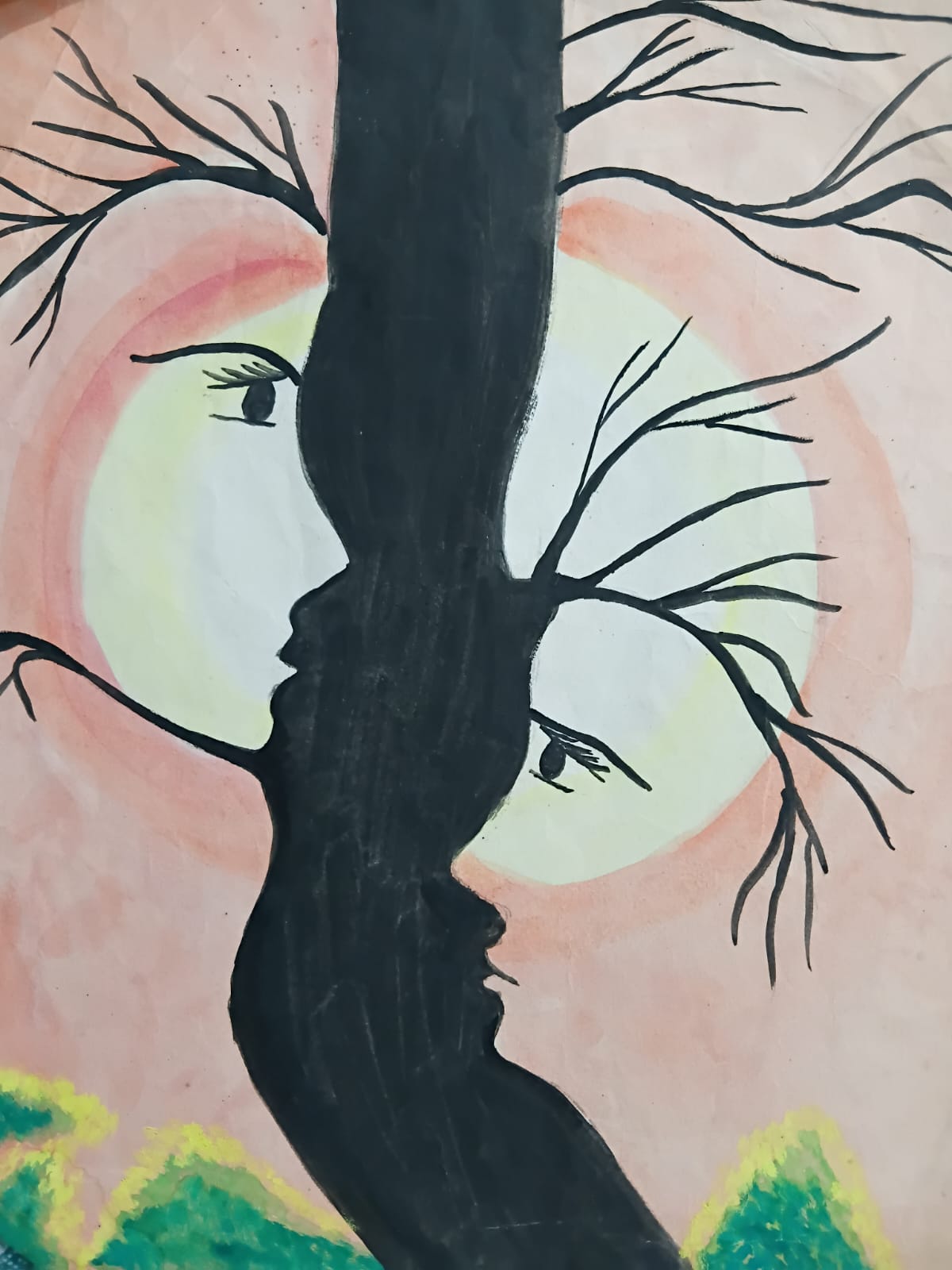 art image of a couple